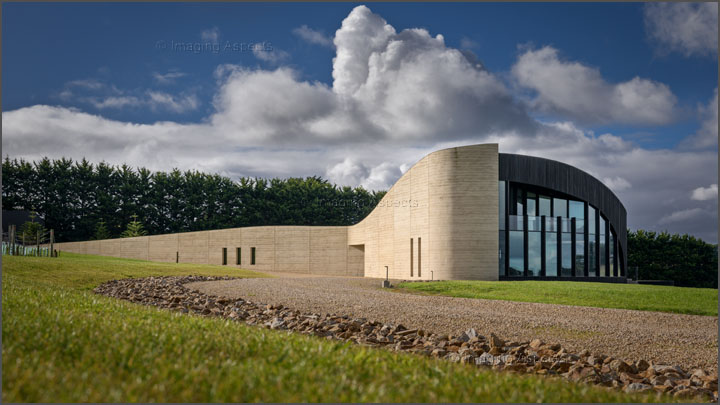 Wood Marsh designed contemporary residential exterior in the rural setting of Flinders, Victoria.